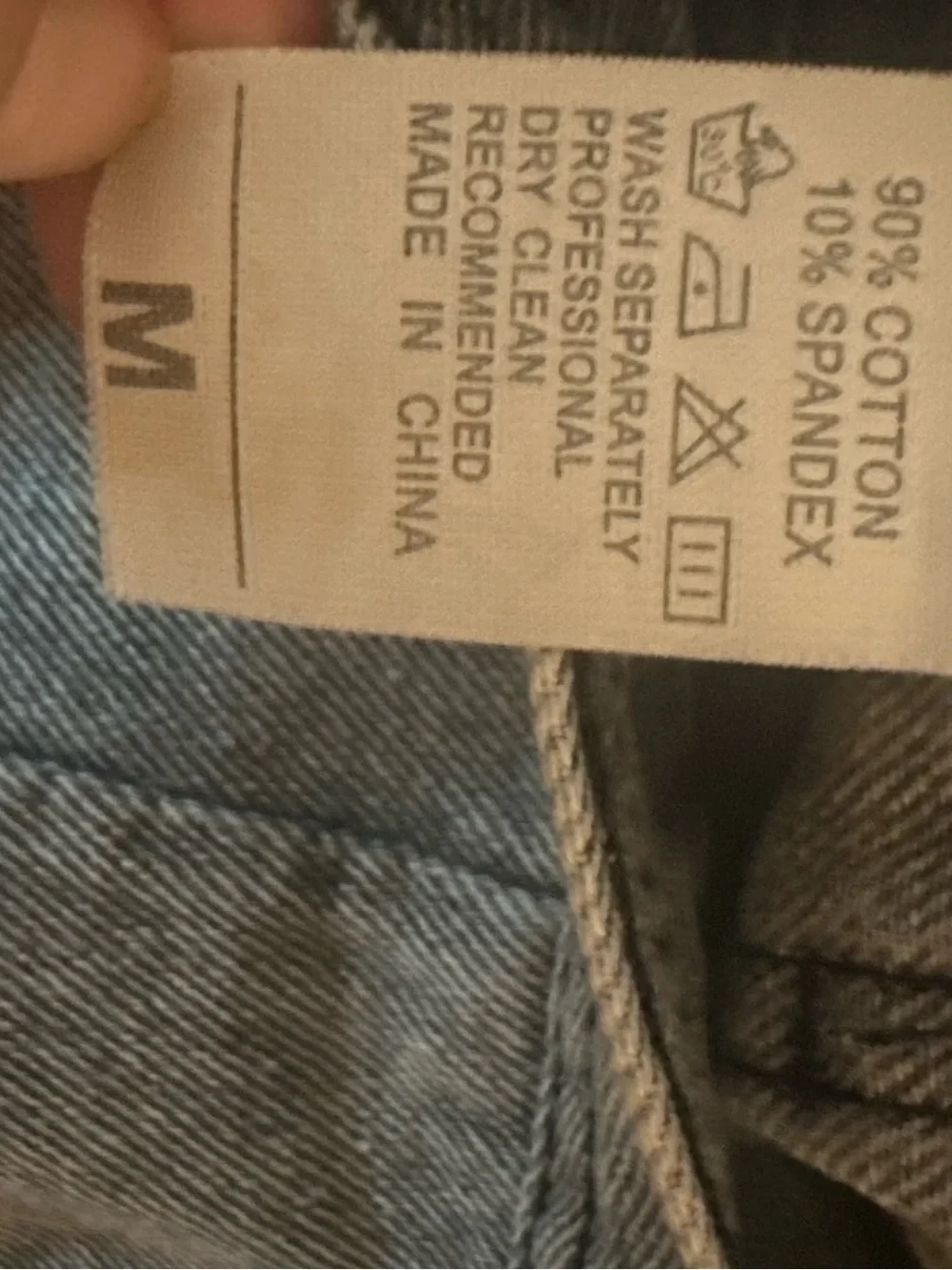 Classic Button-Front Denim Skirt in Washed Gray